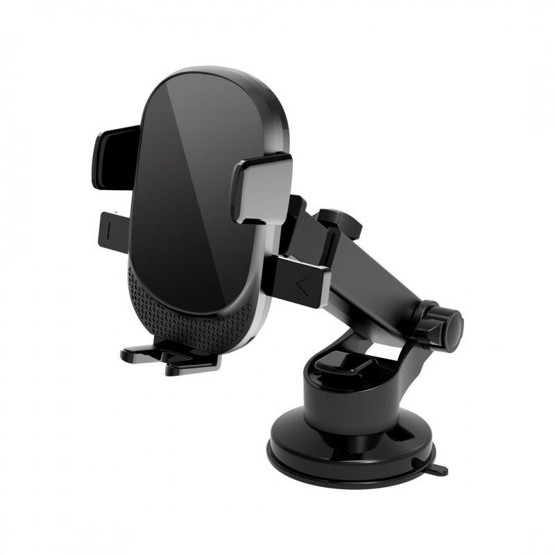 YD-11 Universal Car Phone Mount, Dashboard Windshield Suction Cup Holder with Adjustable Arm, Compatible with iPhone and Android Smartphones
