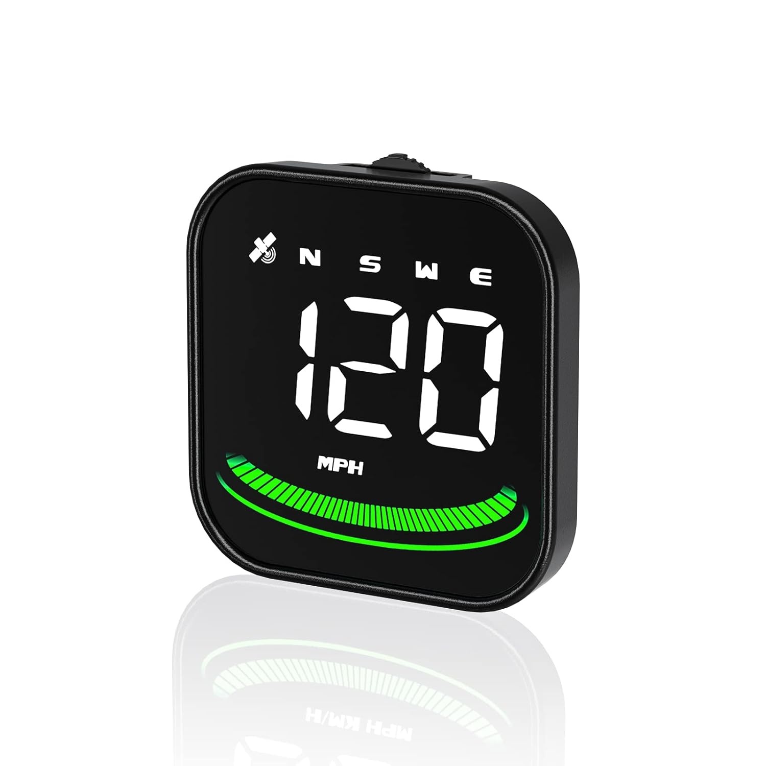 G4 GPS Head-Up Display for Cars, Digital Speedometer with Colour-Changing Ambient Light, Overspeed Alert, MPH/KM/H