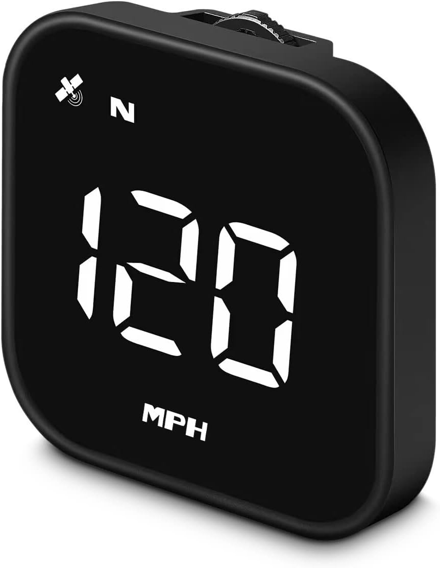 G4S GPS Digital Car Speedometer, Dual-Mode GPS+Beidou Chip, KM/H Display with Fatigue Alert, Overspeed Alarm