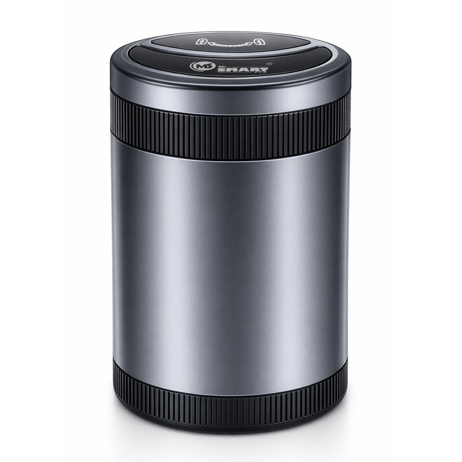 Mr.SMART Car Ashtray with Smart Sensor Lid, Auto-Open, Rechargeable, Cup Holder Compatible