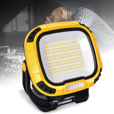 LED Work Light, Rechargeable via Type-C, 6000mAh Power Bank, Strong Magnetic Base, for Mechanics and Construction