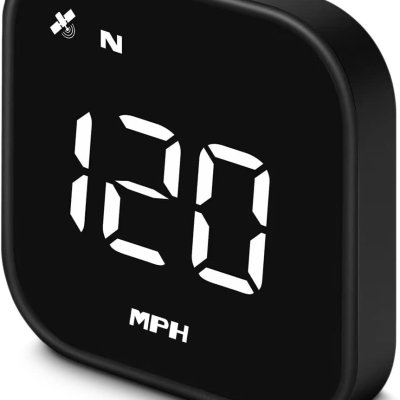 G4S GPS Digital Car Speedometer, Dual-Mode GPS+Beidou Chip, KM/H Display with Fatigue Alert, Overspeed Alarm